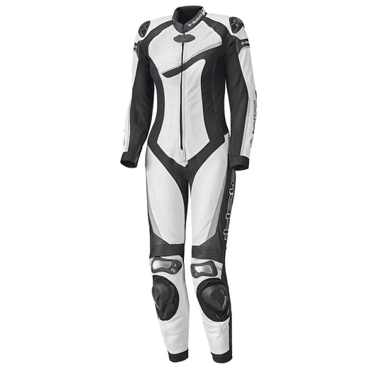 Held Ladies Ayana 2 One Piece Leather Suit - White / Black