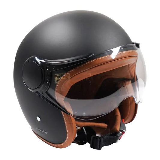 Axor Helmet Jet Open Face - Matt Black / Brown