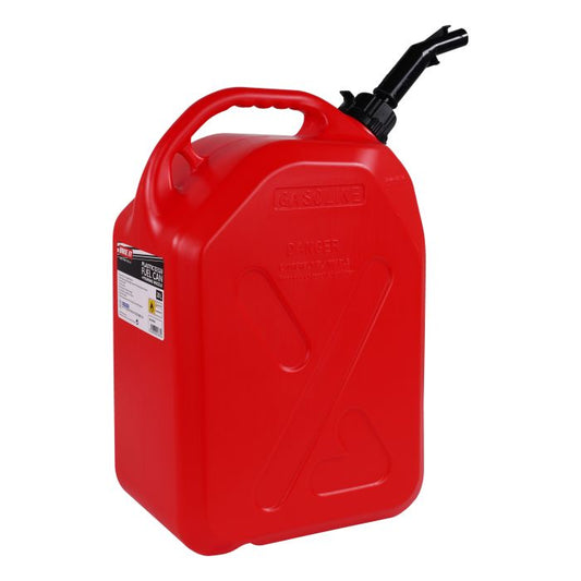 20 Litre Fuel Can With Push To Pour Nozzle – Red